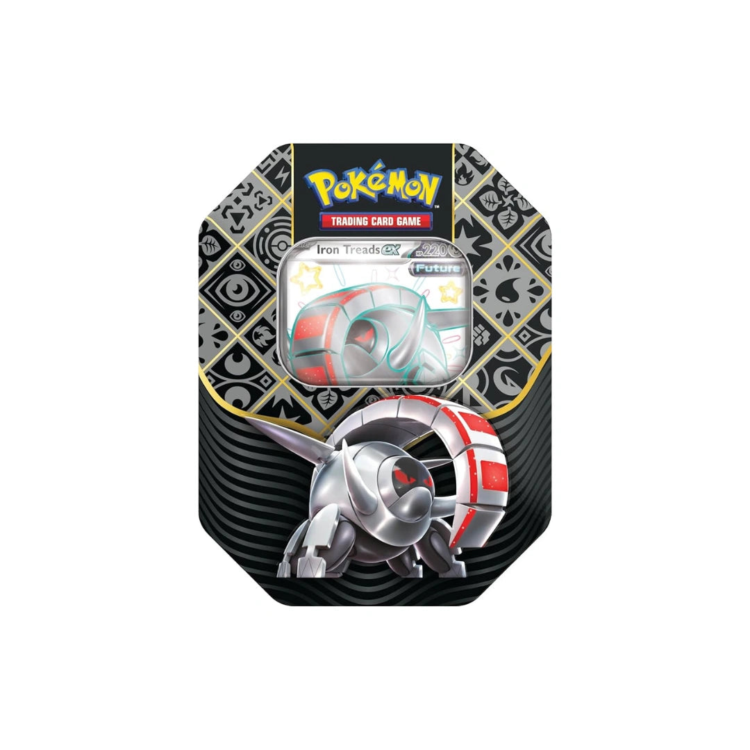 Pokemon Paldean Fates Iron Threads Tin Englisch