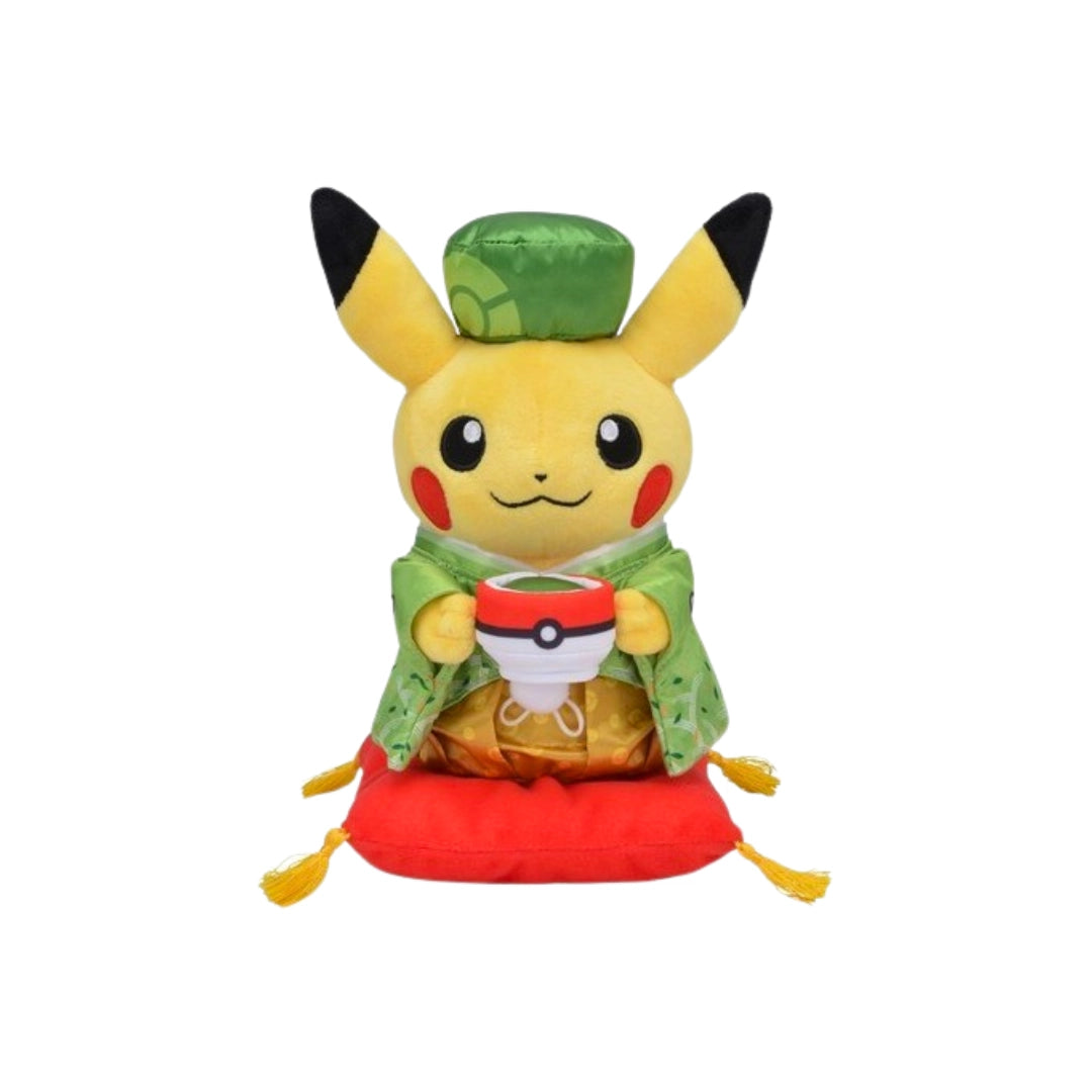 Pokemon Center Japan Pikachu Plüsch - Matcha Kimono