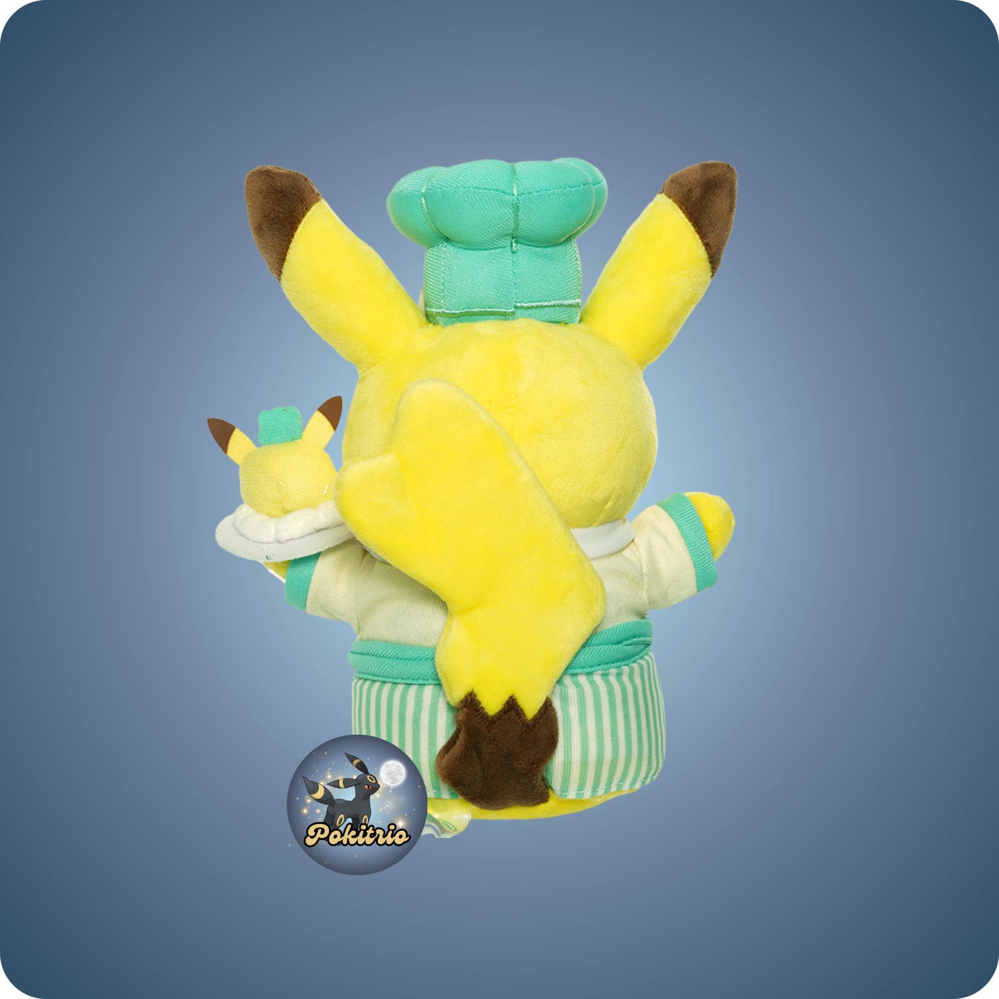 Pokémon Café Japan Pikachu Plüsch Koch (groß) - grün - pokitrio