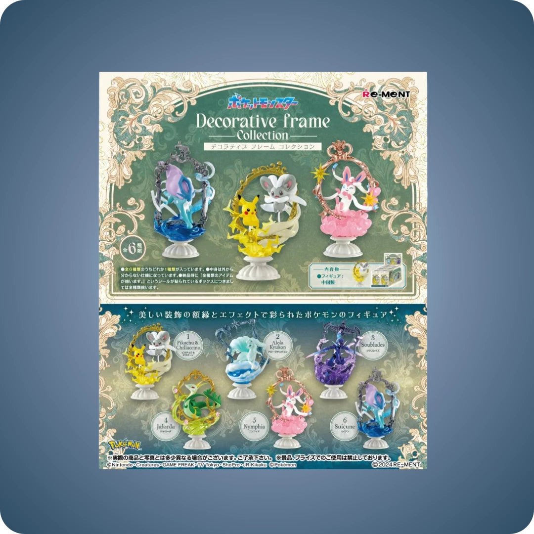Pokémon Center Japan Decorative Frame Box - pokitrio
