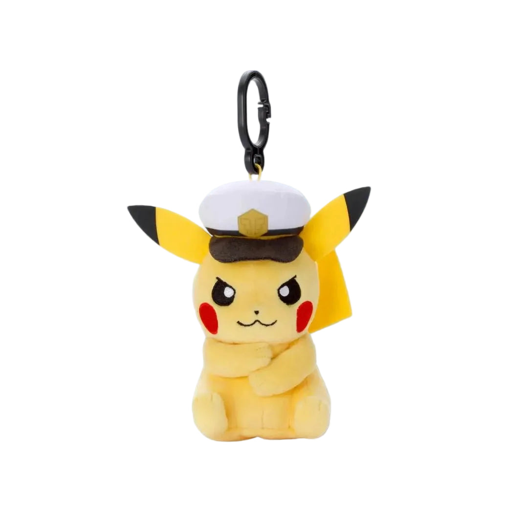 Pokémon Center Japan Pikachu Captain Plüsch & Sound - pokitrio