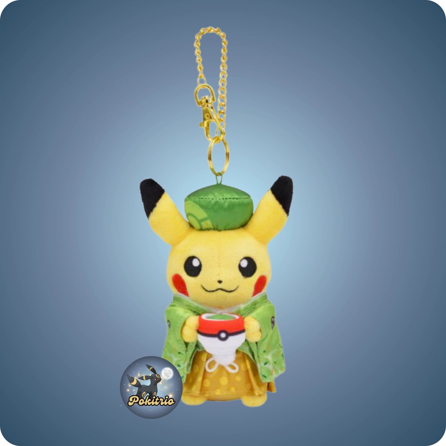 Pokémon Center Japan Pikachu Plüsch (klein) - Matcha Kimono - pokitrio