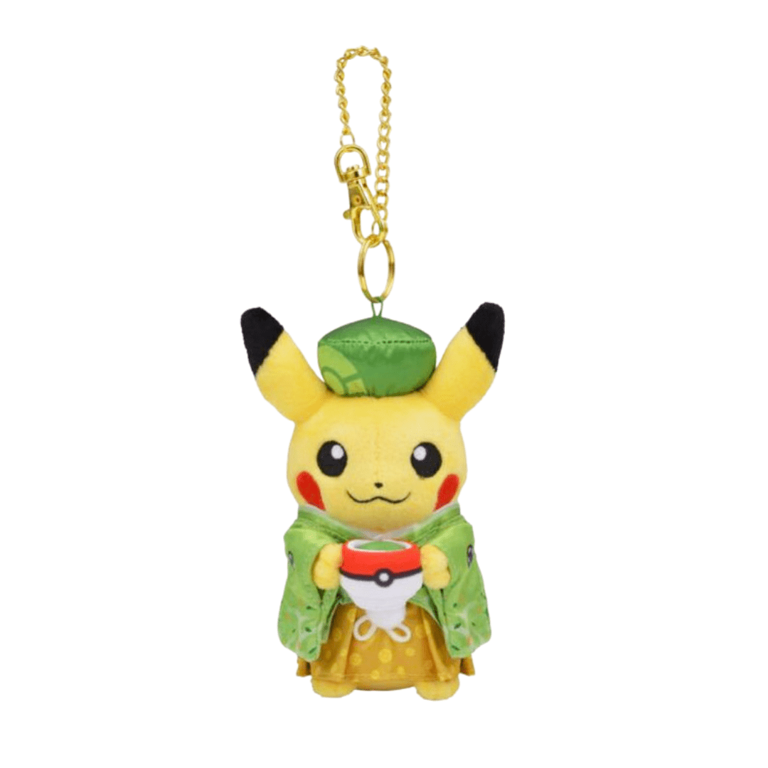 Pokémon Center Japan Pikachu Plüsch (klein) - Matcha Kimono - pokitrio