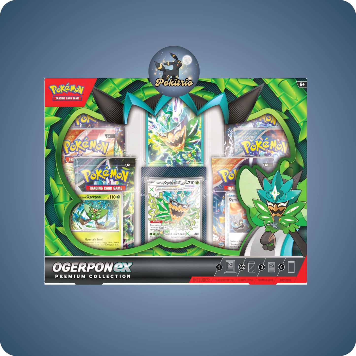 Pokémon Ogerpon Ex Premium Collection Box - Englische Version (EN) - pokitrio