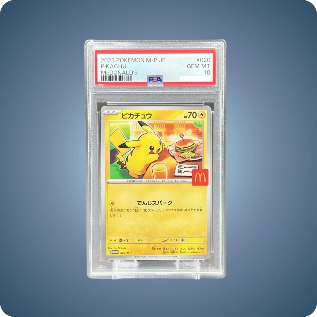 Preorder Pokémon Mc Donalds Pikachu PSA 10 - pokitrio