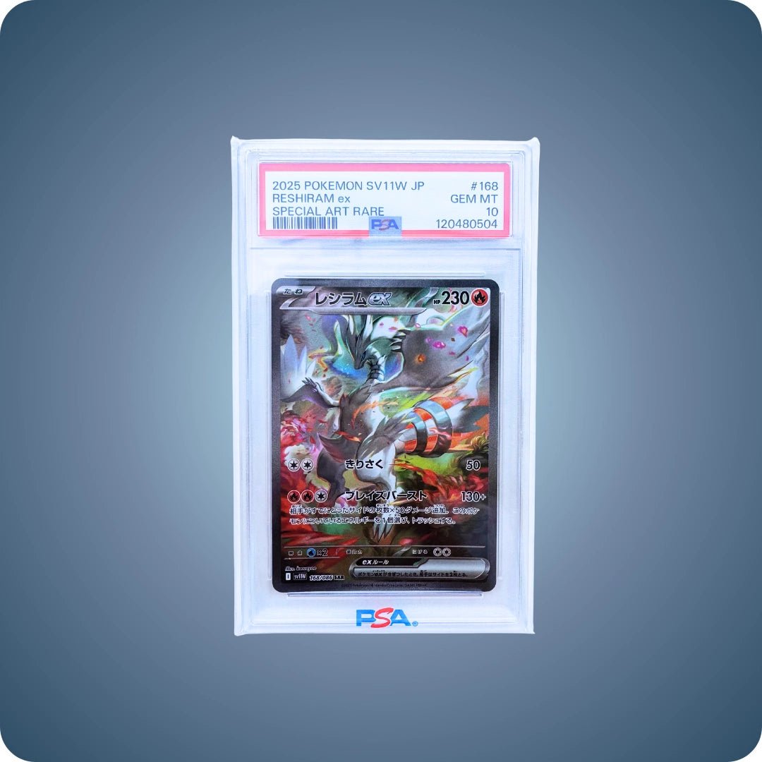 Reshiram 168/086 White Flare SAR PSA 10 Japanisch - pokitrio