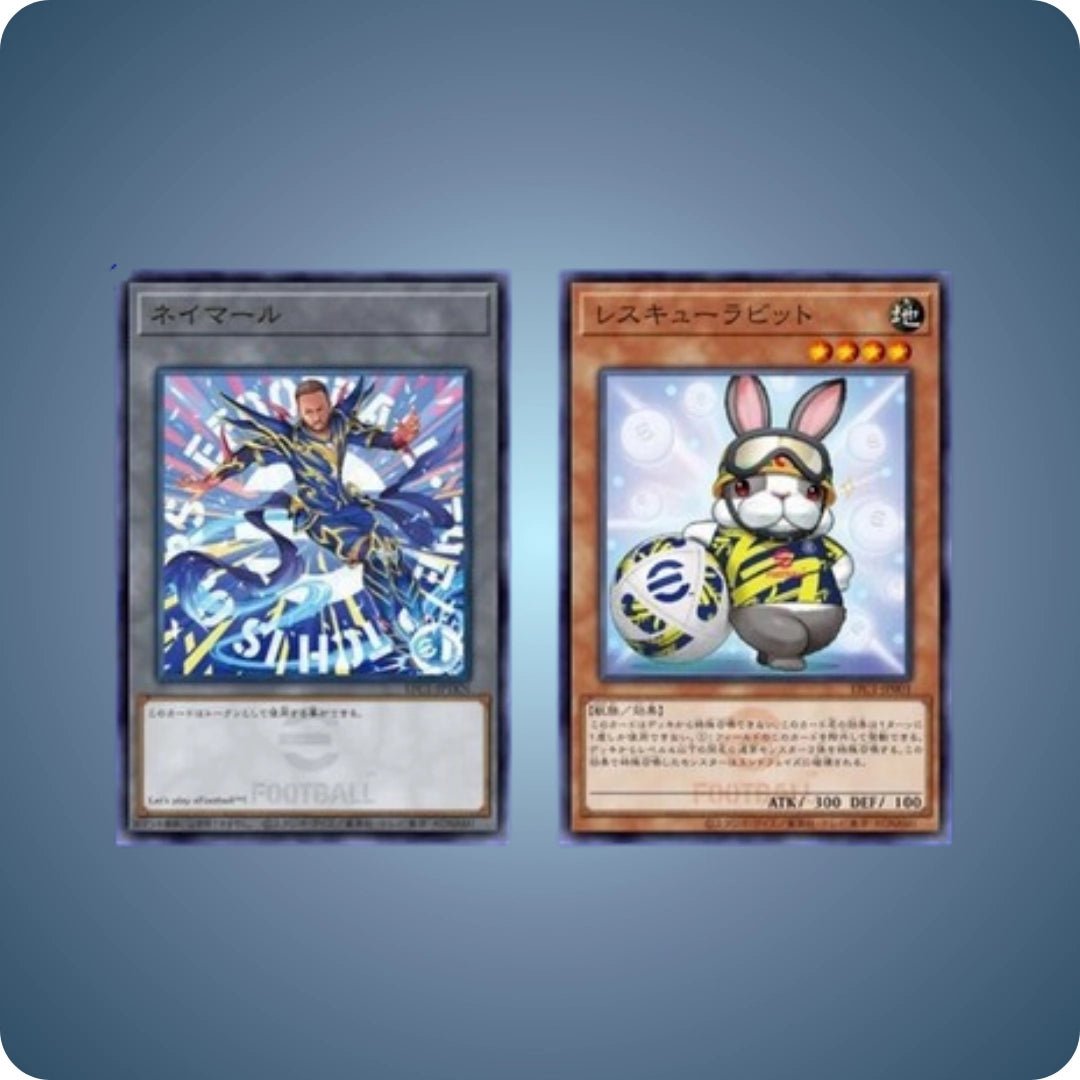 Yugioh × eFootball Promo Rescue Rabbit & NEYMAR JR Token Japanese sealed - pokitrio