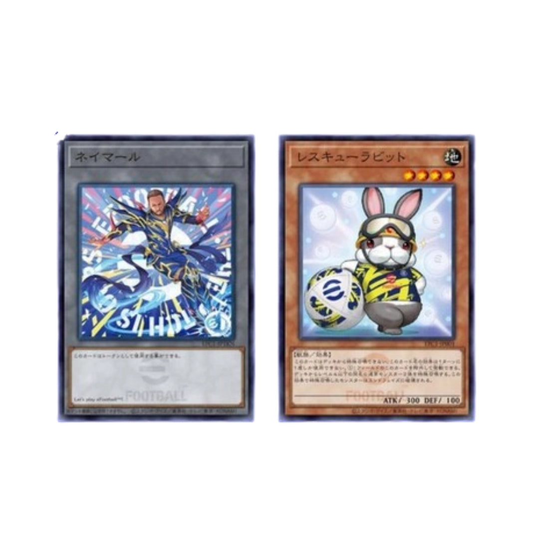 Yugioh × eFootball Promo Rescue Rabbit & NEYMAR JR Token Japanese sealed