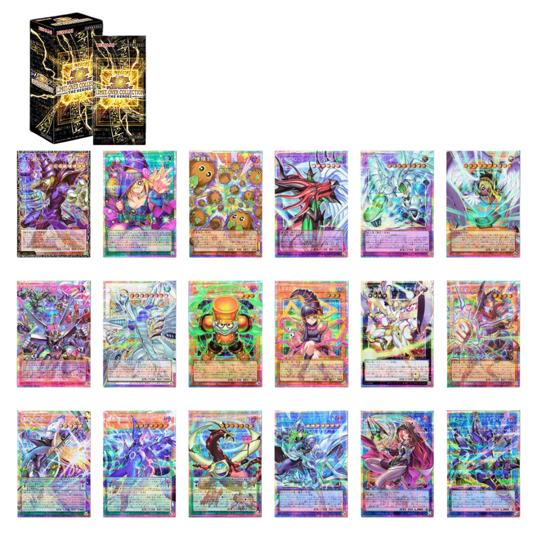 YuGiOh Limit Over Collection - the Heroes - Display - Japanisch