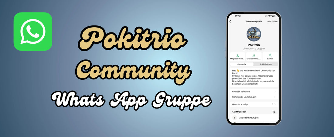 💬 Tausch. Talk. TCG-Liebe – Komm in unsere Pokémon WhatsApp Community! 🧡⚡ - pokitrio