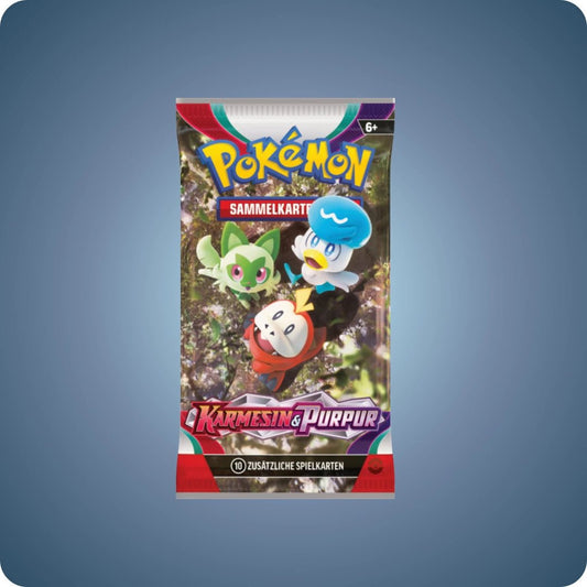 2x Booster - Pokémon Karmesin Base – Deutsch - Live Boxbreak - pokitrio