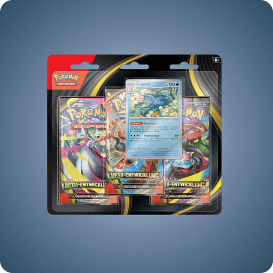 Pokémon 1x Mega Entwicklungen Blister Deutsch Entoron - Live Boxbreak