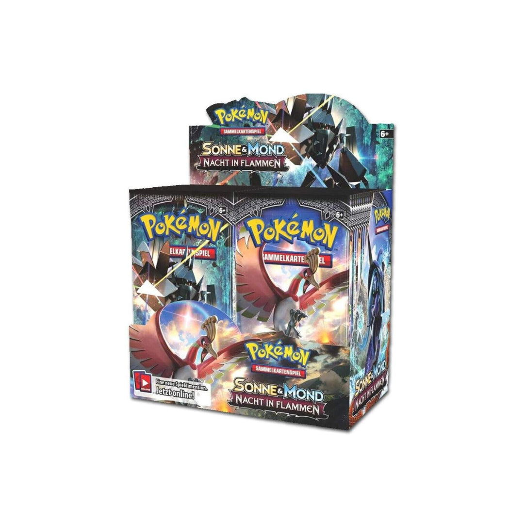 Pokemon Display Nacht in Flammen - Deutsch