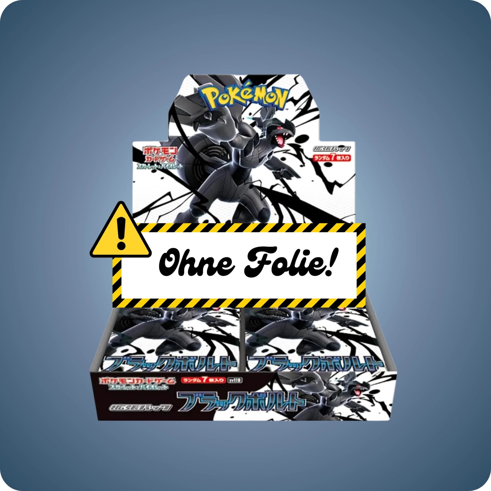 Black Bolt Display - Japanisch - Live Boxbreak - Chris - pokitrio