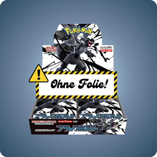 Black Bolt Display - Japanisch - Live Boxbreak - Chris - pokitrio