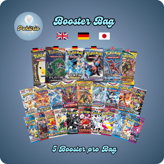 Booster Bag Challenge - Englisch, Deutsch, Japanisch - pokitrio