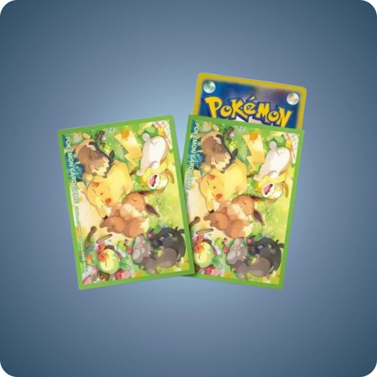 Pokémon Center Japan Sleepy Eevee & Pikachu Sleeves