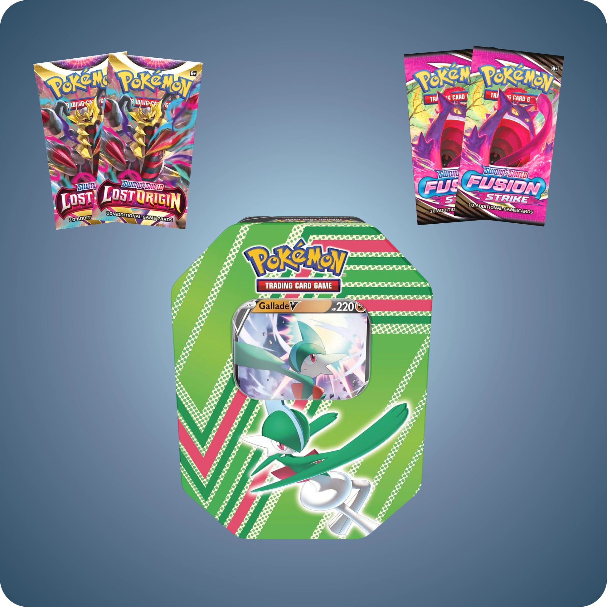 Pokémon Tin Box Hidden Potential mit Gallade V – englische Version – Booster Inhalt sichtbar
