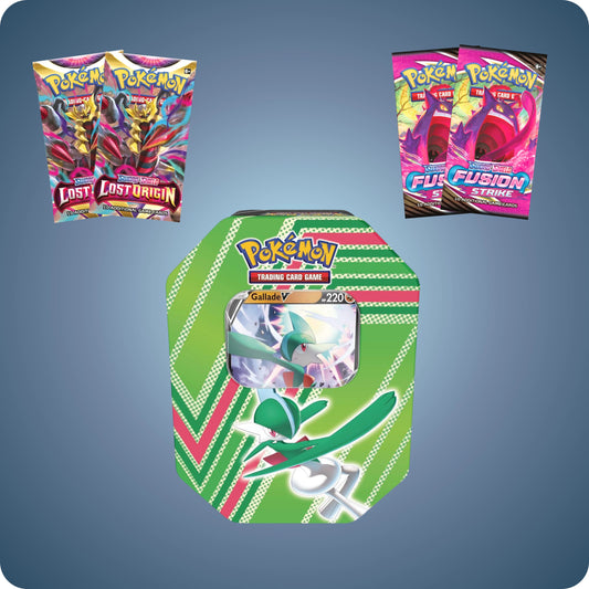 Pokémon Tin Box Hidden Potential mit Gallade V – englische Version – Booster Inhalt sichtbar