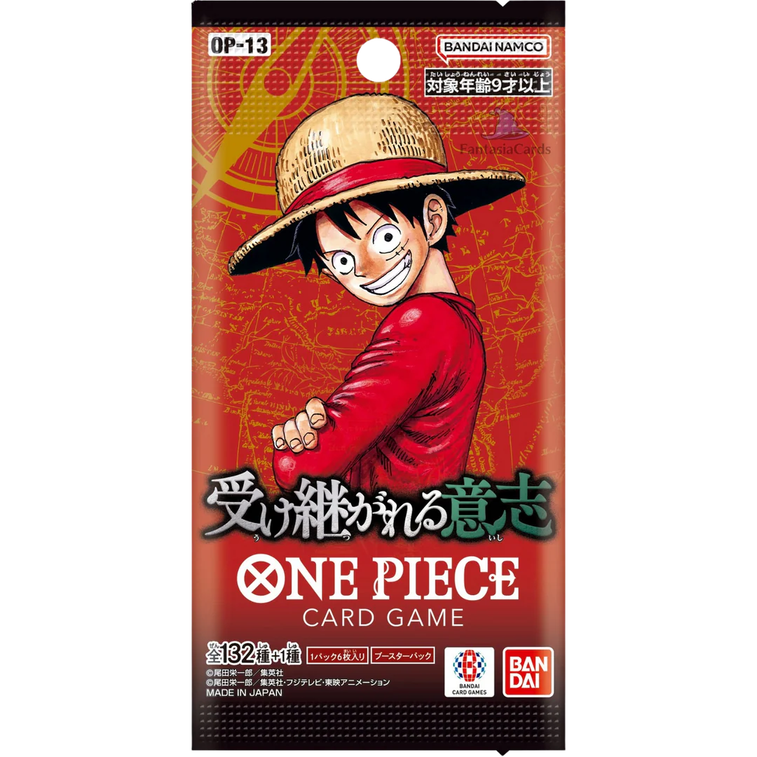 One Piece OP13 Carrying on his Will Booster - Japanisch - Live Boxbreak - Fred