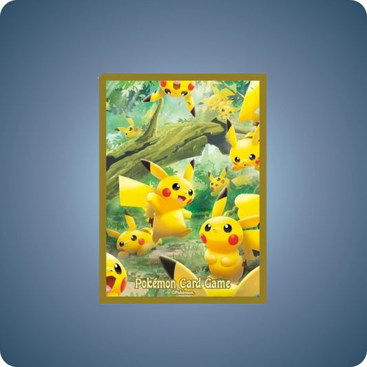 Pokémon Center Japan Forest Gold Pikachu Sleeves