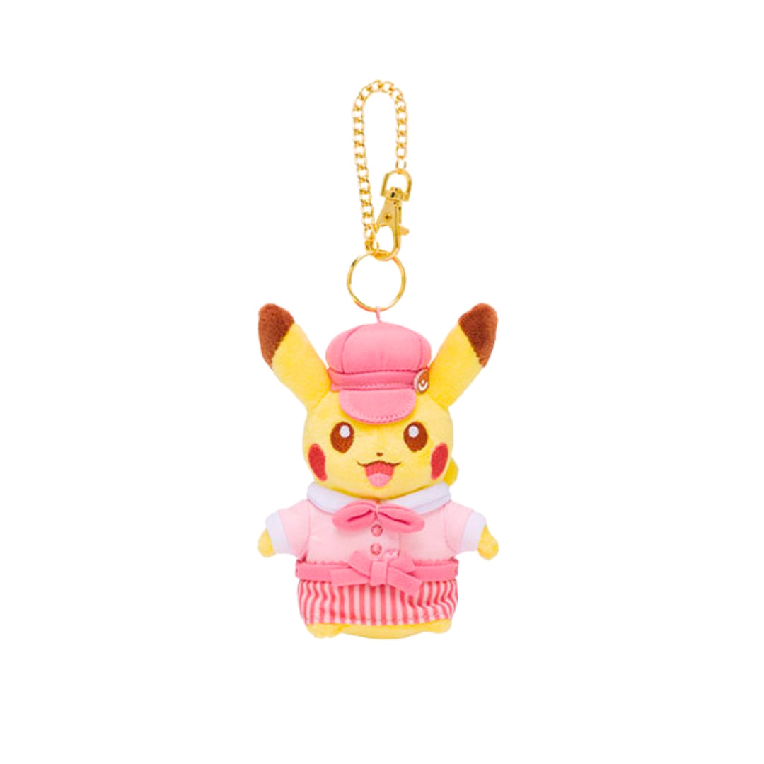 Pokémon Café Japan Pikachu Plüsch Koch (klein) - rosa