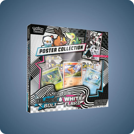 Pokémon Black Bolt & White Flare Unova Poster Collection - pokitrio
