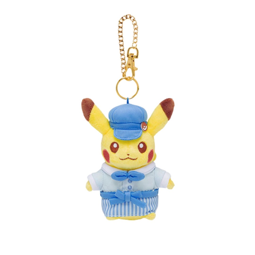 Pokémon Café Japan Pikachu Plüsch Koch (klein) - blau - pokitrio