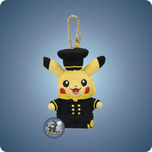Pokémon Café Japan Pikachu Plüsch Koch (klein) - schwarz - pokitrio