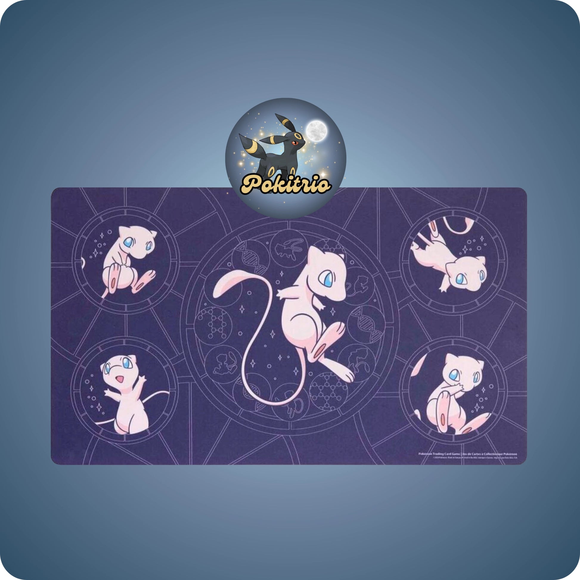 Pokémon Celestial Circles Mew Playmat - pokitrio