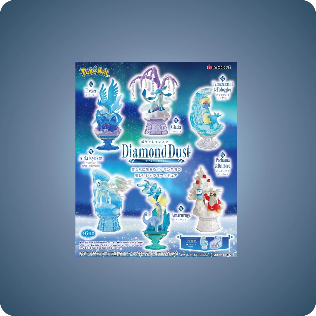 Pokémon Center Japan Diamond Dust Collection Box Rement - pokitrio