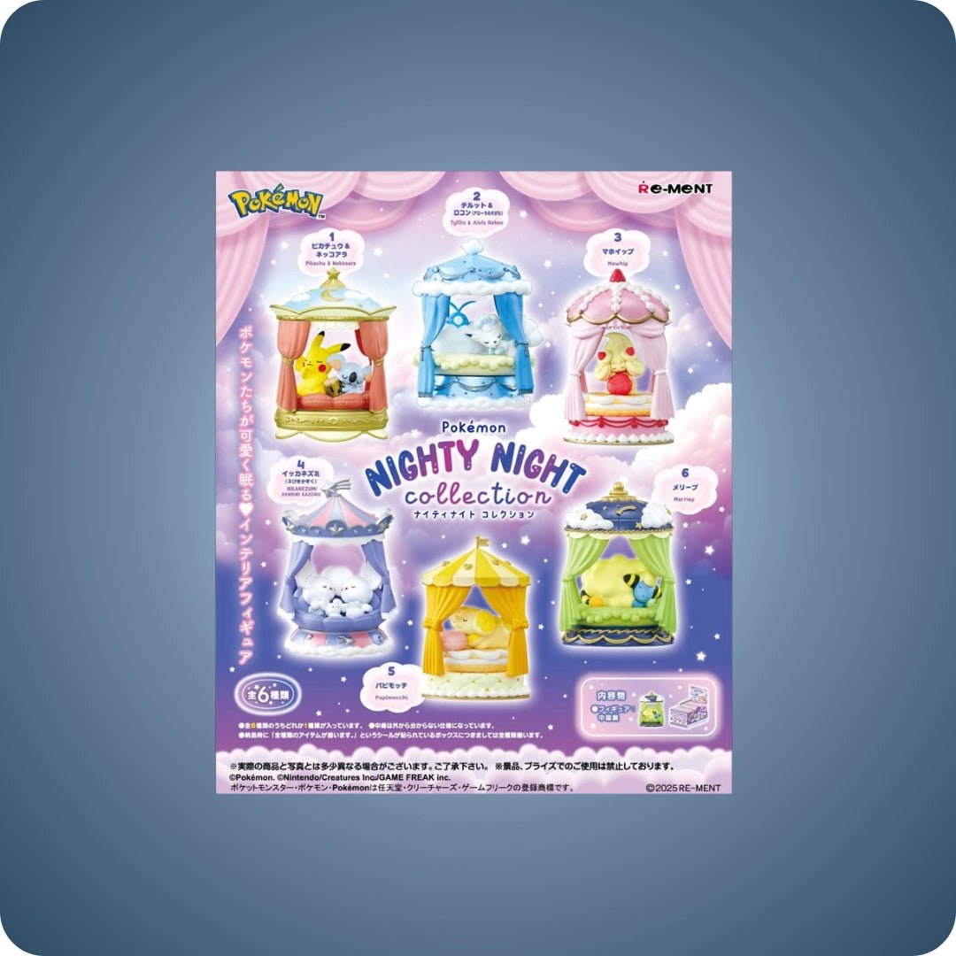 Pokémon Center Japan Nighty Night Collection Box Rement - pokitrio