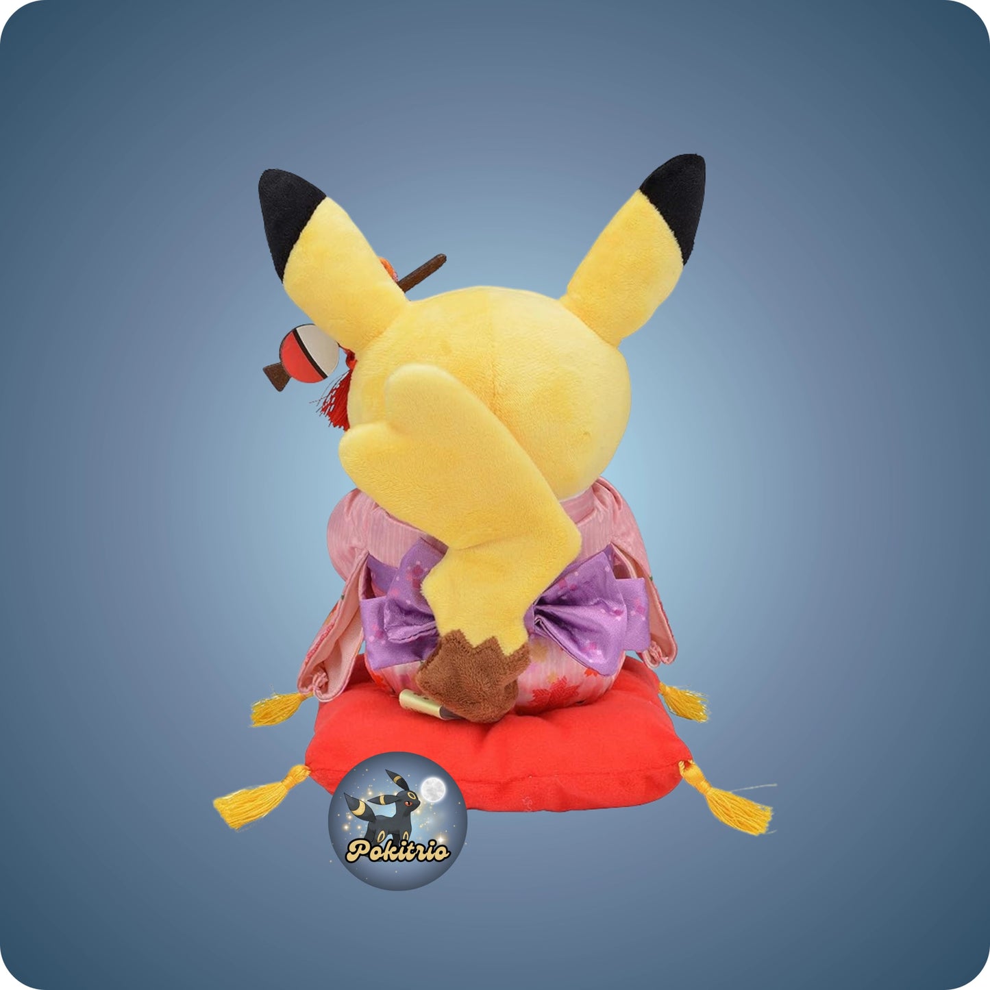 Pokémon Center Japan Pikachu Plüsch (groß) - Hannari Tea Party - pokitrio