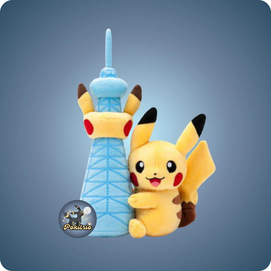 Pokémon Center Japan Pikachu Plüsch Skytree (groß) - pokitrio