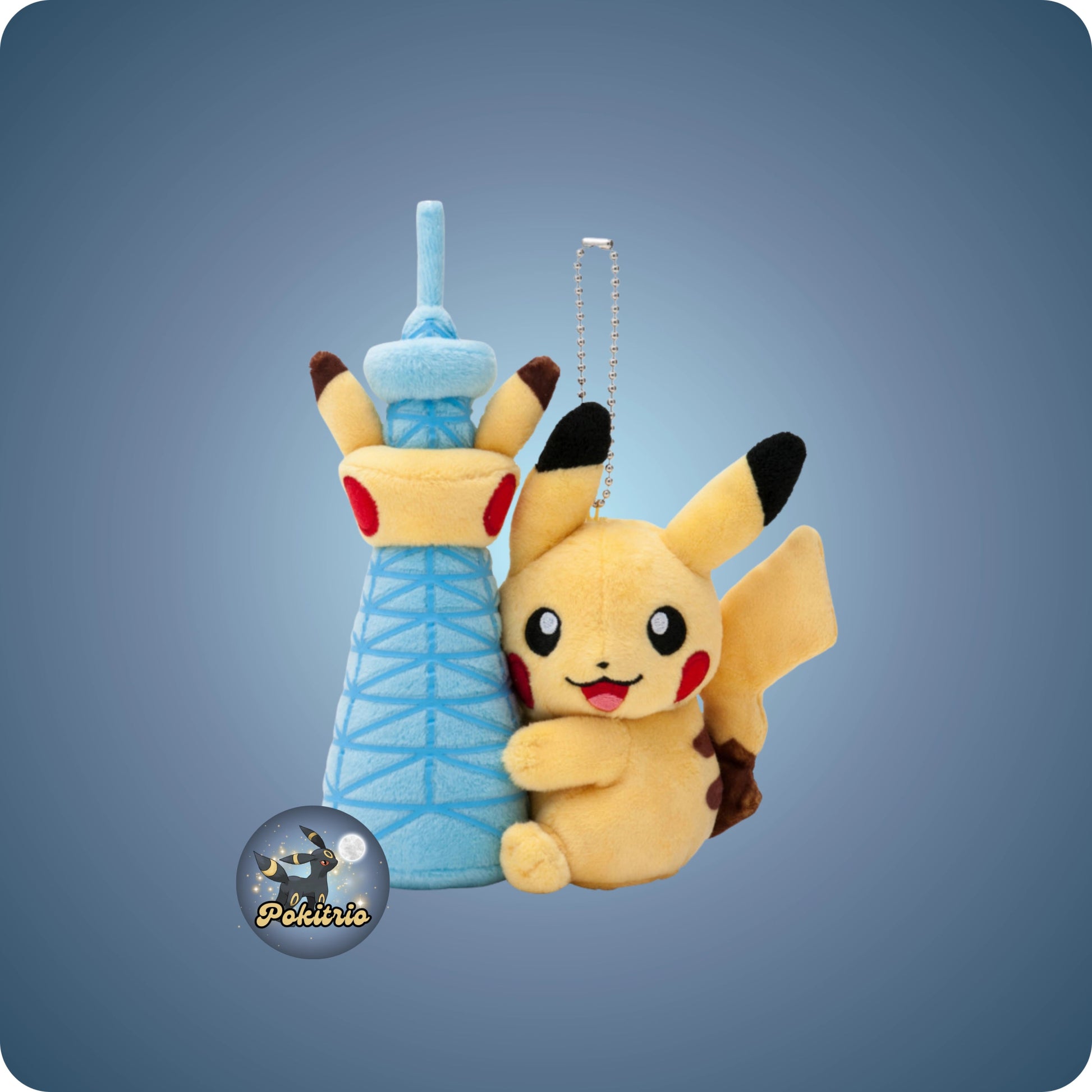 Pokémon Center Japan Pikachu Plüsch Skytree (klein) - pokitrio