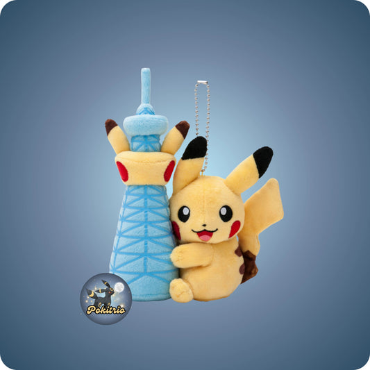Pokémon Center Japan Pikachu Plüsch Skytree (klein) - pokitrio