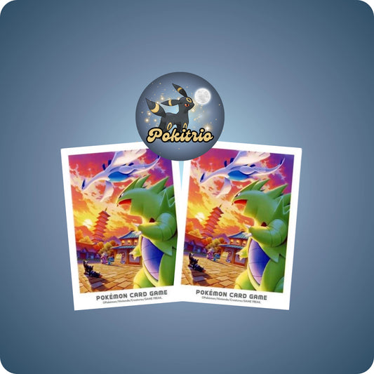 Pokémon Center Lugia + Tyranitar Sleeves - pokitrio