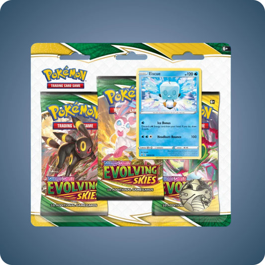 Pokémon Evolving Skies 3er Blister Icecue - Englische Version (EN) - pokitrio