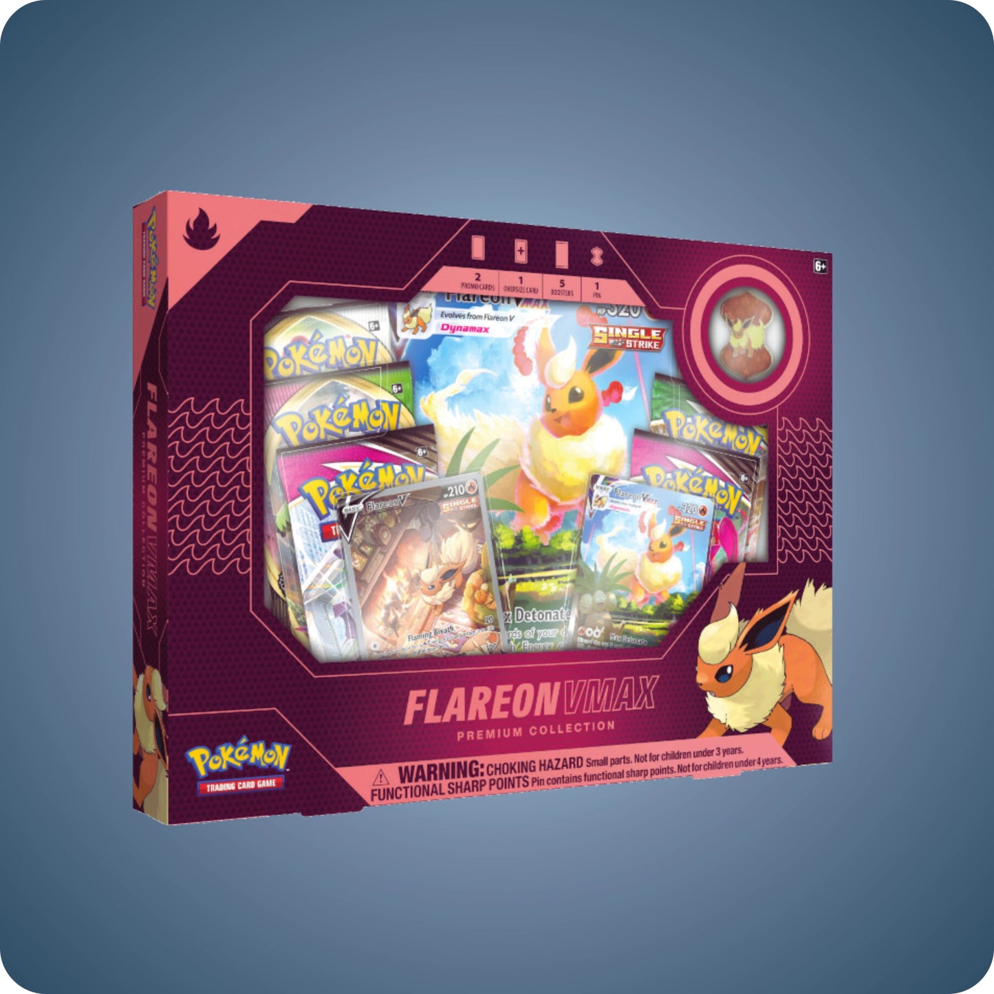 Pokémon Flareon Vmax Premium Collection - Englische Version (EN) - pokitrio