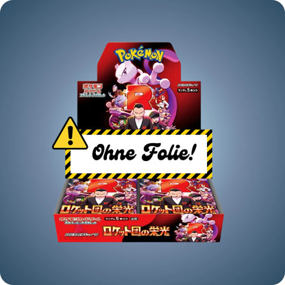 Pokemon Glory of Team Rocket Display sv10 - Japanisch - OHNE FOLIE - pokitrio