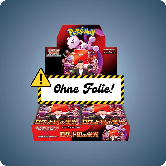 Pokemon Glory of Team Rocket Display sv10 - Japanisch - OHNE FOLIE - pokitrio