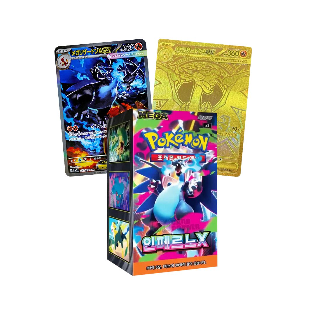 Pokemon Inferno X Display Koreanisch - Live Boxbreak Chris - pokitrio