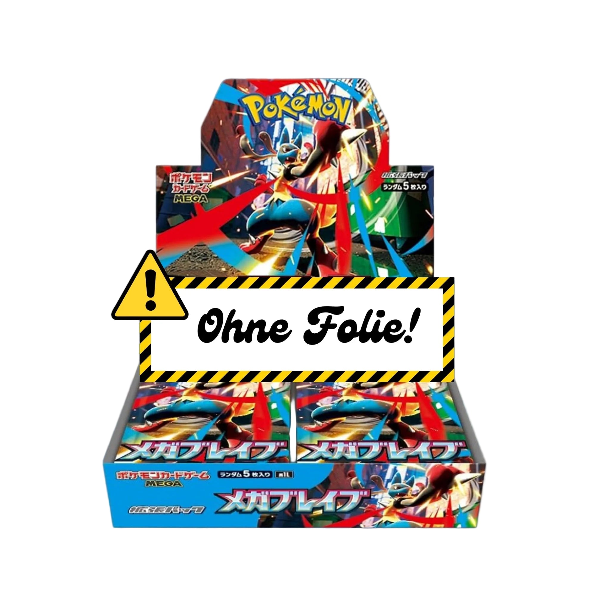 Pokémon Mega Brave Display (M1L) Japanische Version OHNE FOLIE - pokitrio