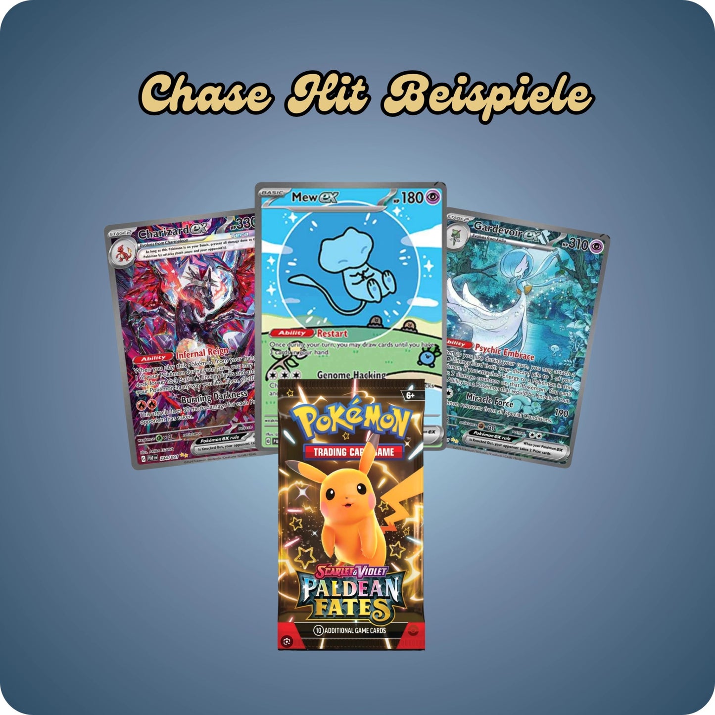 Pokémon Paldeas Schicksale 3er Blister - Deutsche Version (DE) - pokitrio