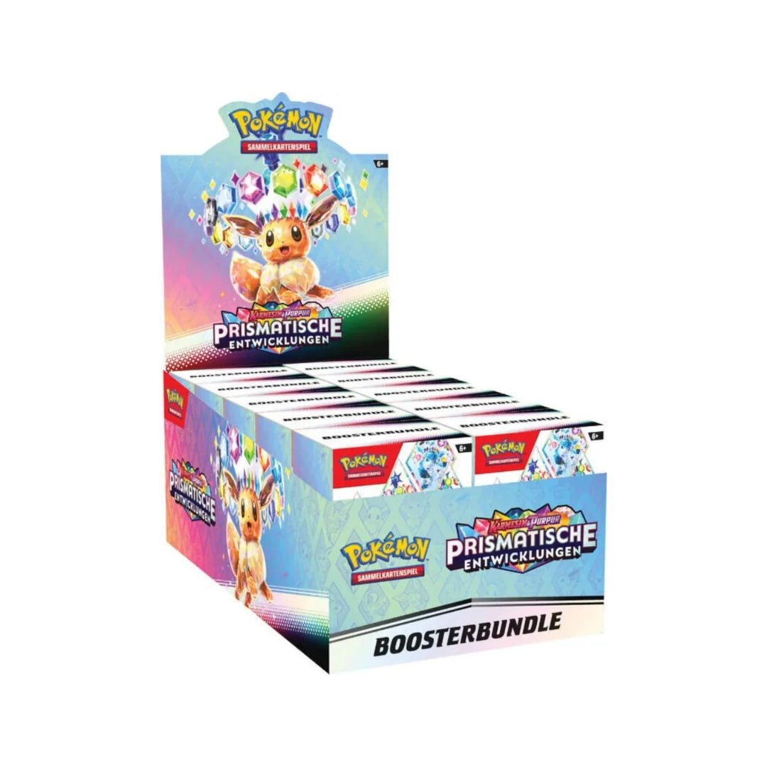 Pokemon Prismatische Entwicklungen Booster Bundle Display – Deutsch - pokitrio