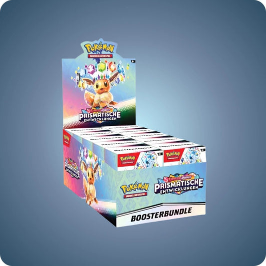 Pokémon Prismatische Entwicklungen Booster Bundle Display sealed – Deutsch - pokitrio