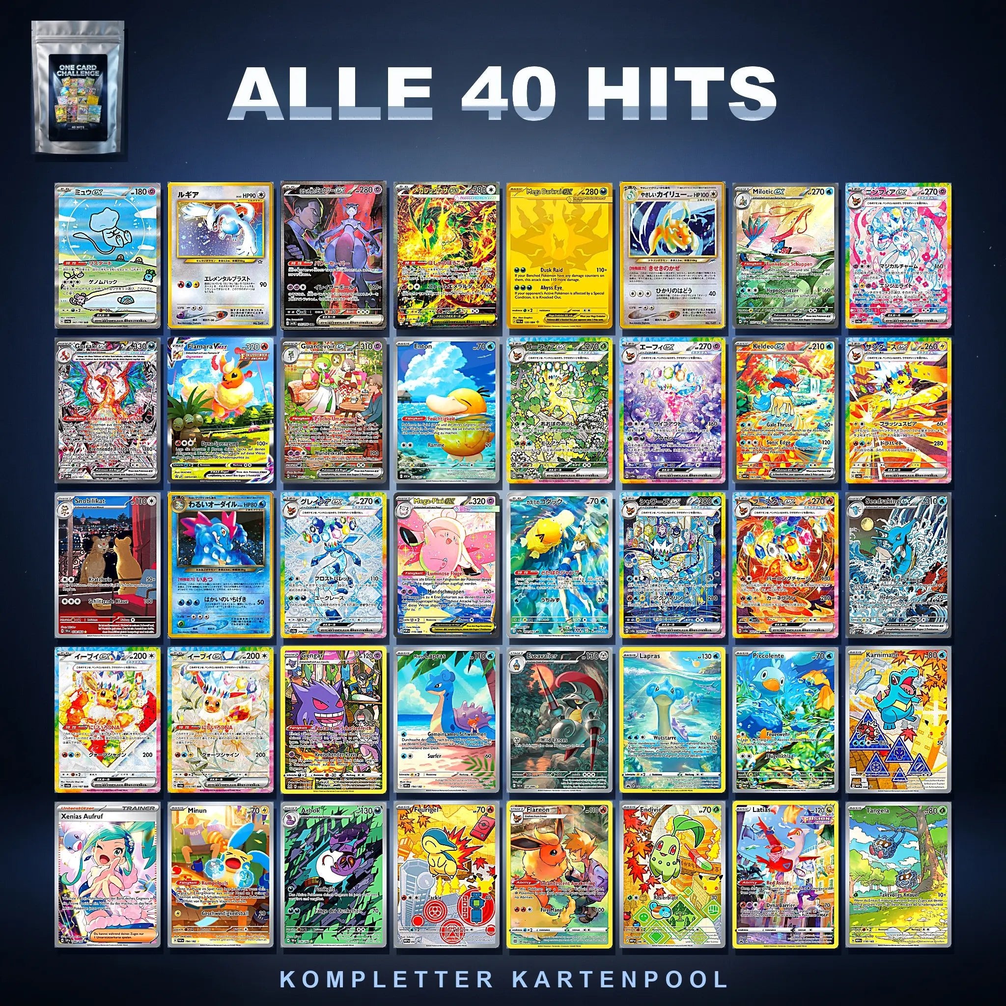 Pokitrio One Card Challenge - 1 zufällige Karte - Pokitrio