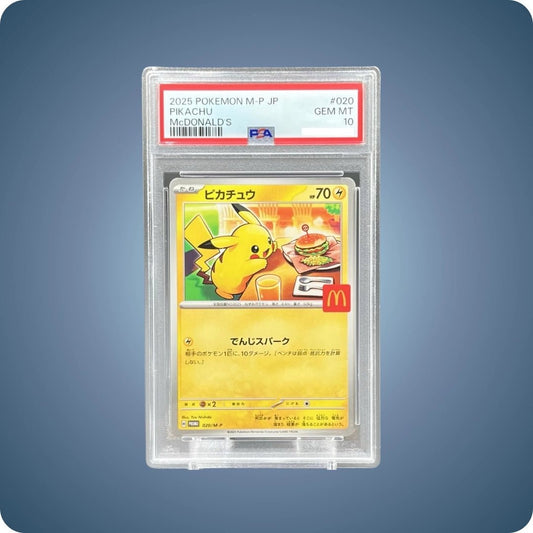Preorder Pokémon Mc Donalds Pikachu PSA 10 - pokitrio