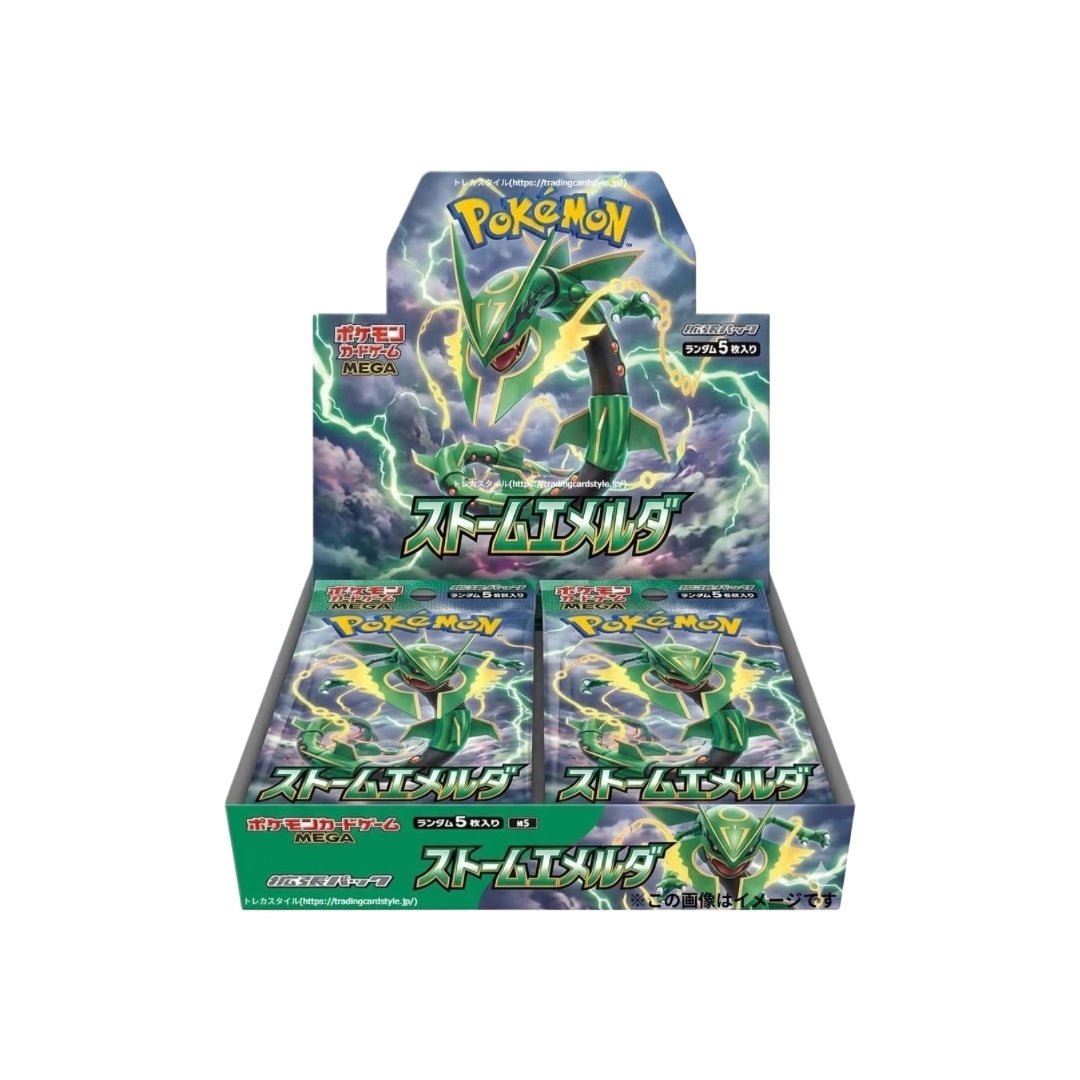Preorder Pokemon Storm Emeralda Display - Japanisch - Pokitrio